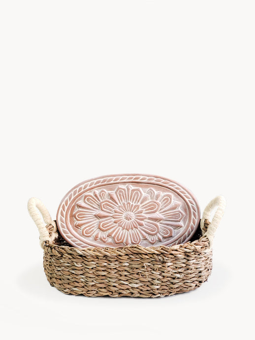 Bread Warmer & Basket - Flower-0