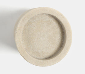 Turned Sandstone Minimal Candle Stand-2