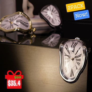 2-Pack DALI Melting Clock, Holiday Gifts-0
